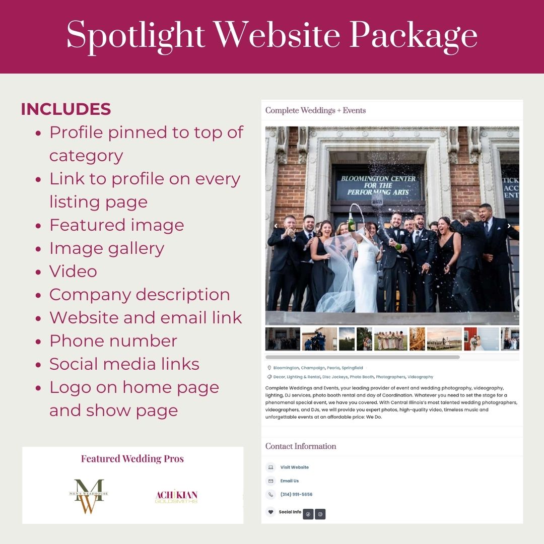 Spotlight Website Package