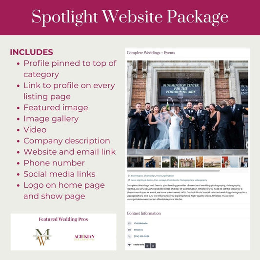 Spotlight Website Package