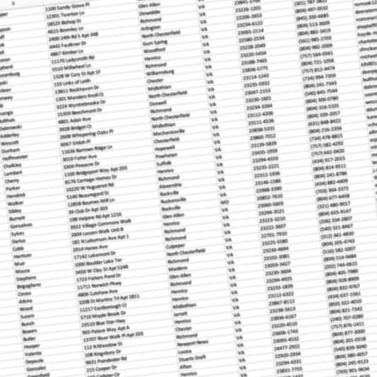 Show Attendee Contact List - Richmond (1/4/26)